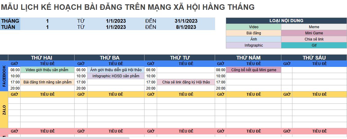 Kế hoạch Campaign Marketing